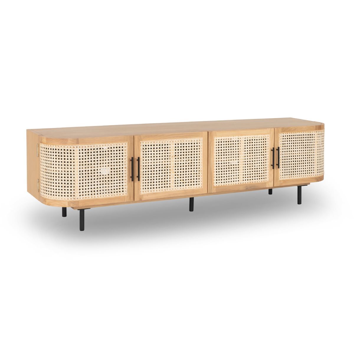 Embrace Rattan Entertainment Unit 180cm - Natural