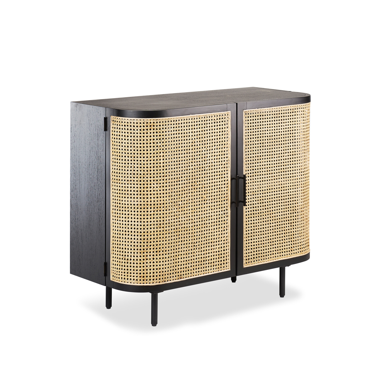 Embrace Rattan Sideboard 100cm - Black