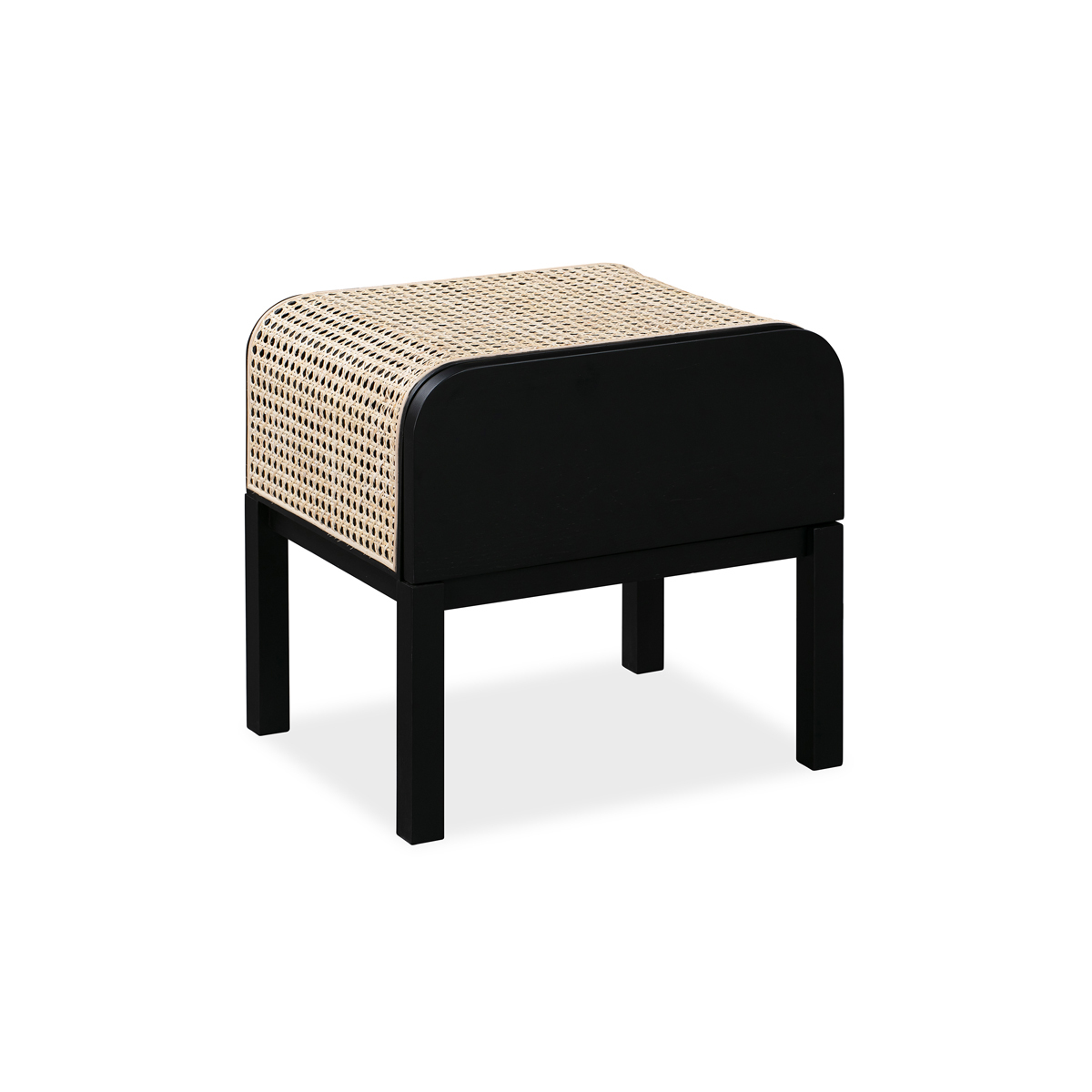 Garner Bedside Table - Black