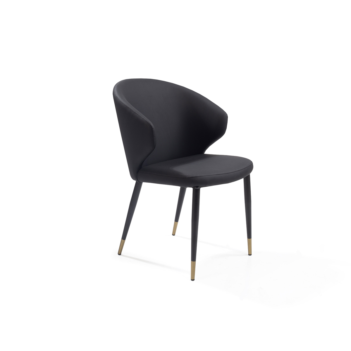 Express Dining Chair - Black Leather