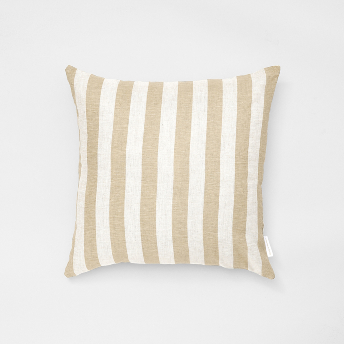 Stripe Square Cushion - Fawn