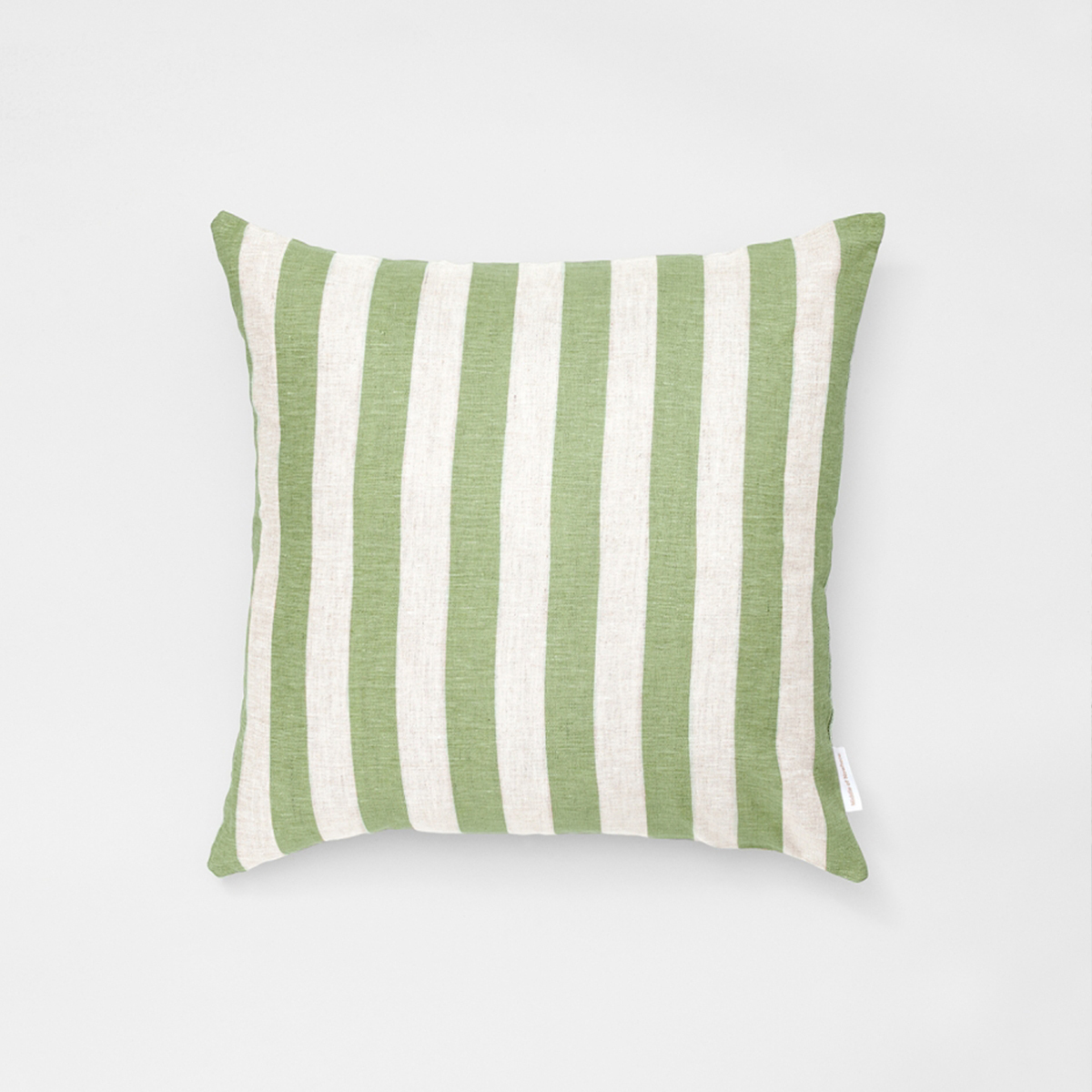 Stripe Square Cushion - Sage