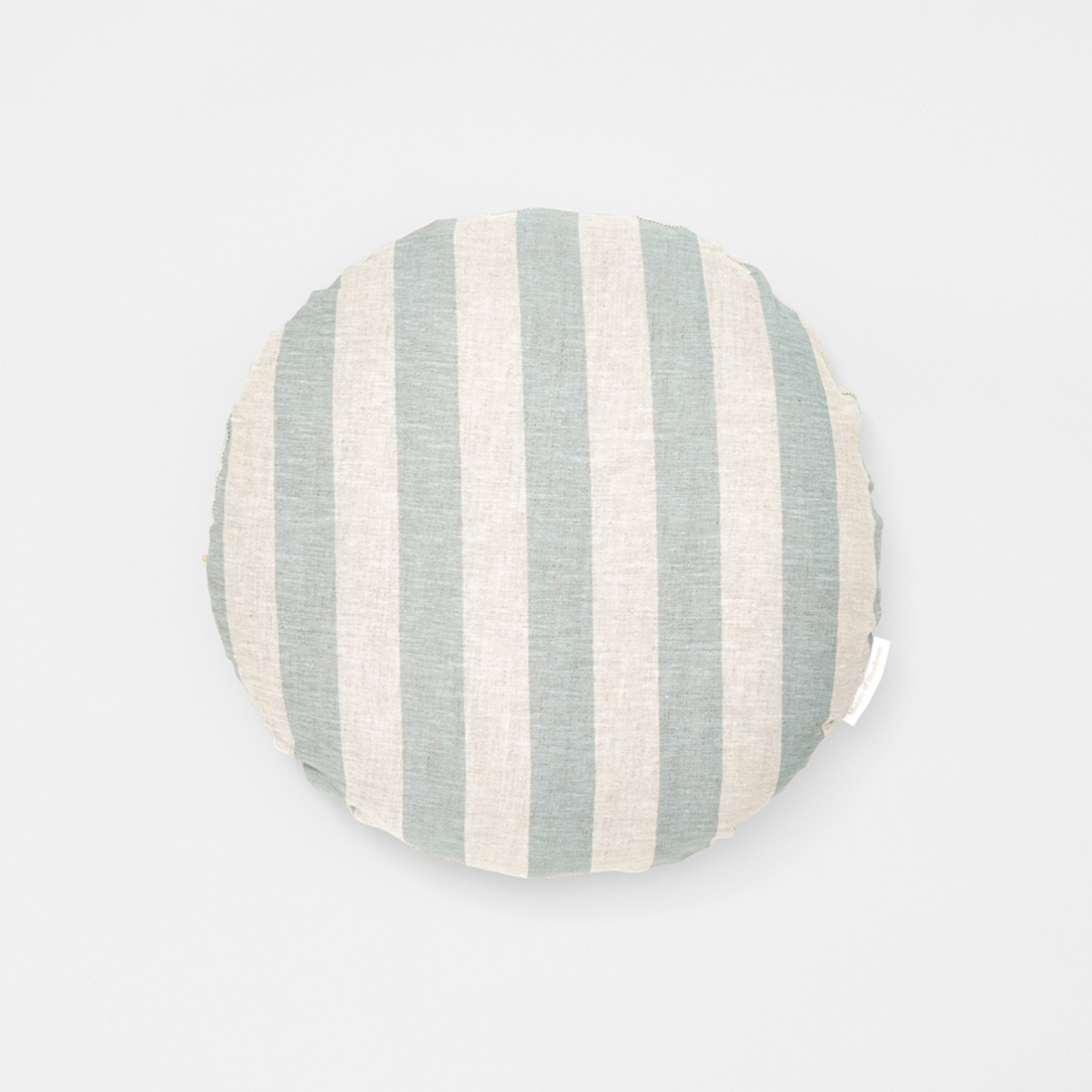 Stripe Round Cushion - Sky