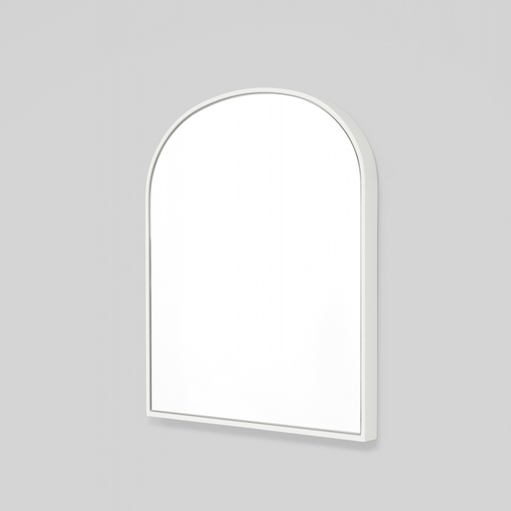 Bella Small Arch Mirror - Bright White