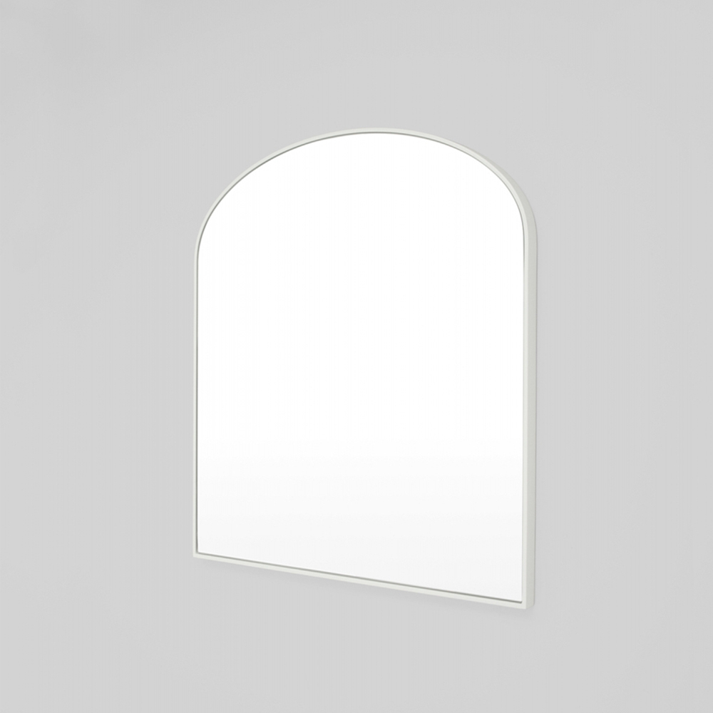 Bella Large Arch Mirror - Bright White