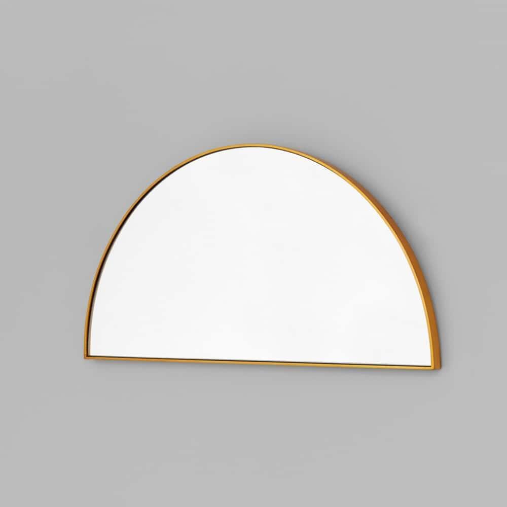 Bjorn Arch Low Mirror - Brass