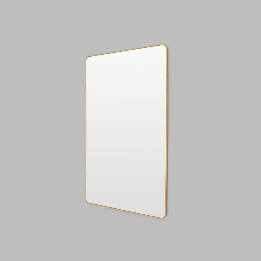 Flynn Curve Leaner Mirror - Brass