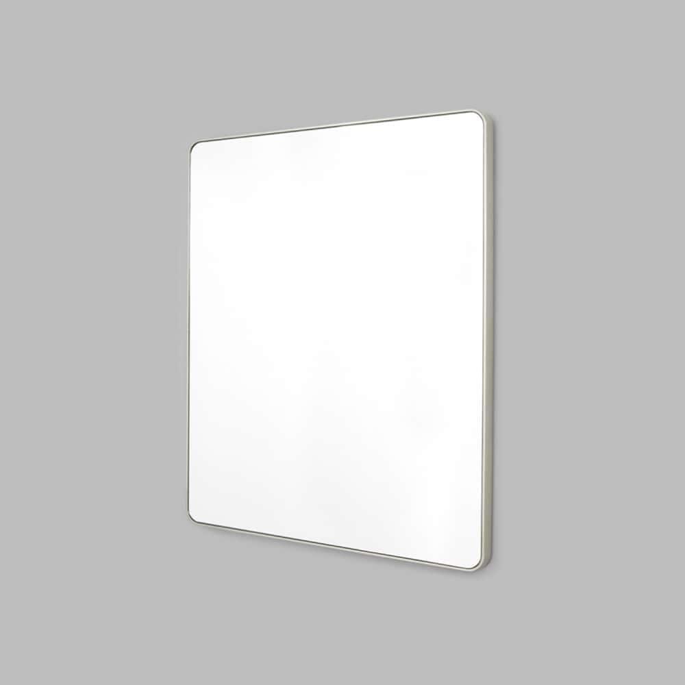 Flynn Curve Rectangle Mirror - Silver