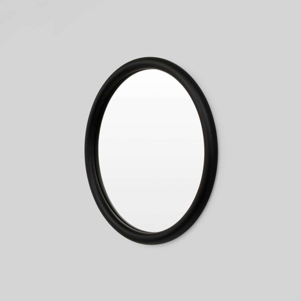 Gertrude Round Mirror - Black