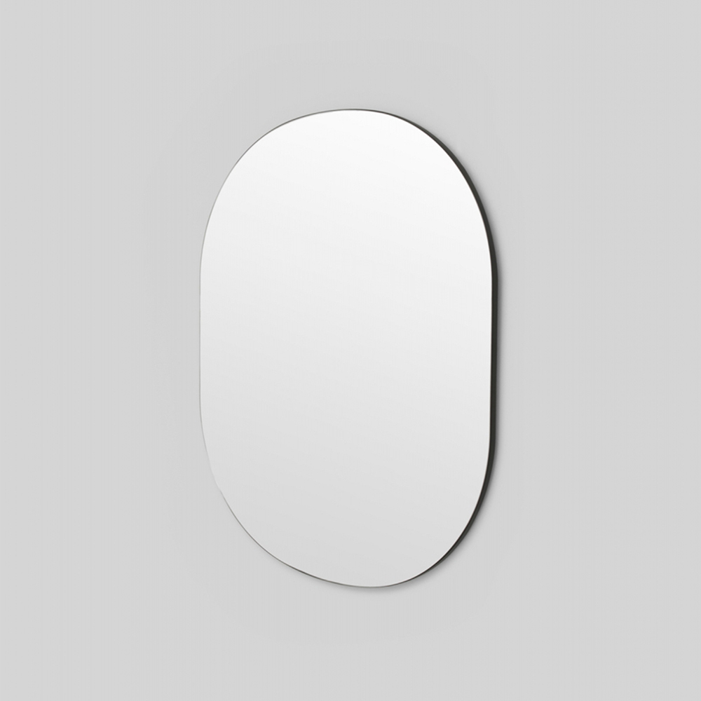 Miller Large Oval Mirror - Black