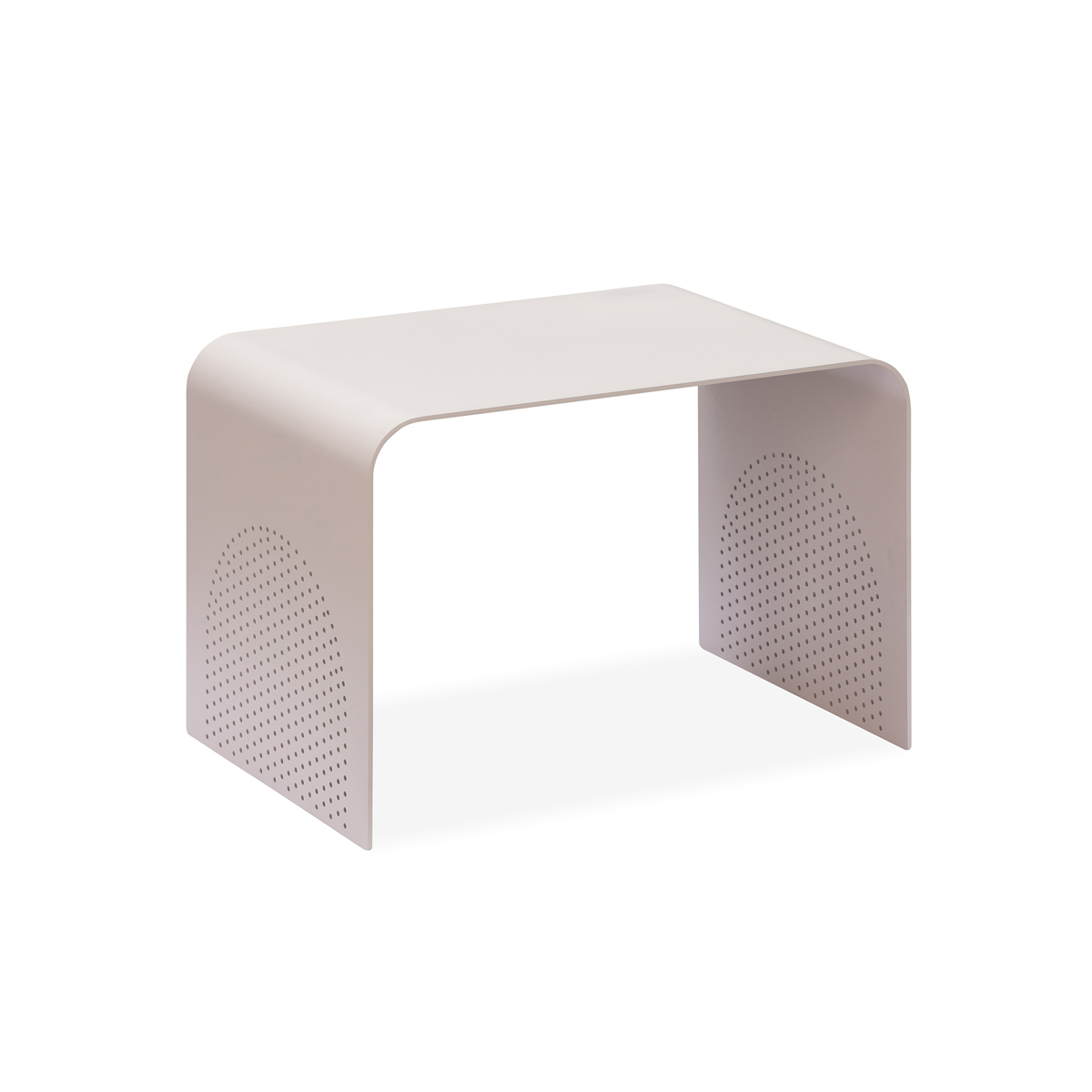 Portal Side Table - Warm Beige