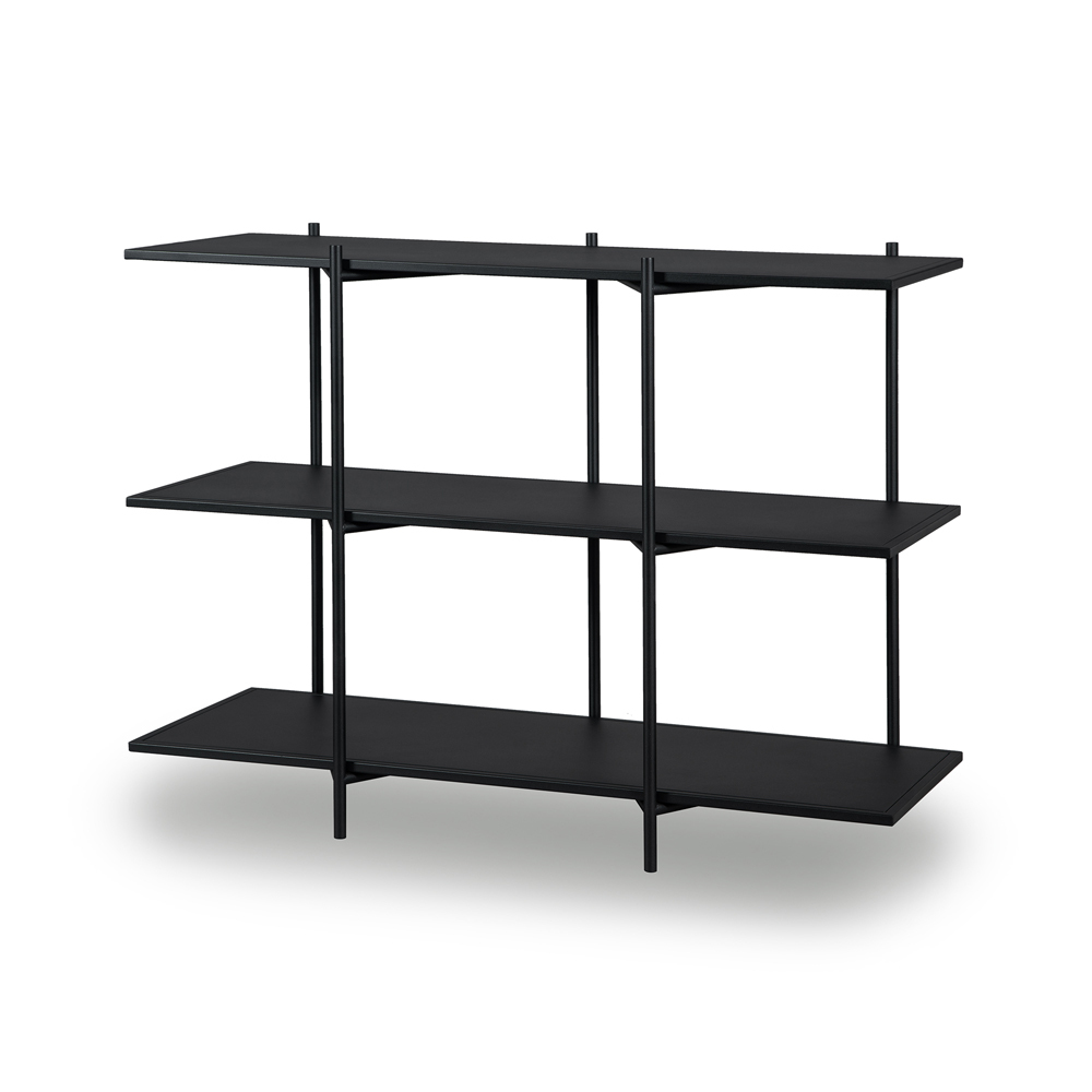 Cross Shelving Unit Medium - Black