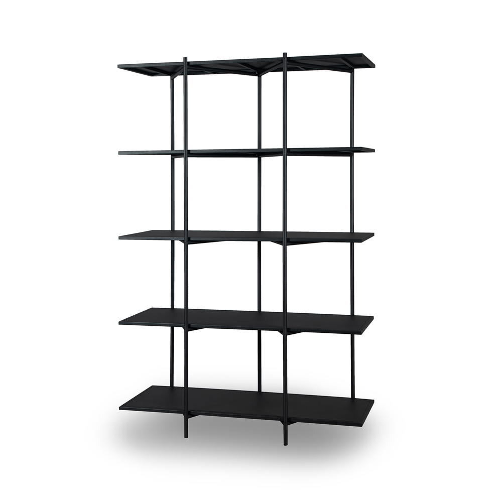 Cross Shelving Unit Tall - Black