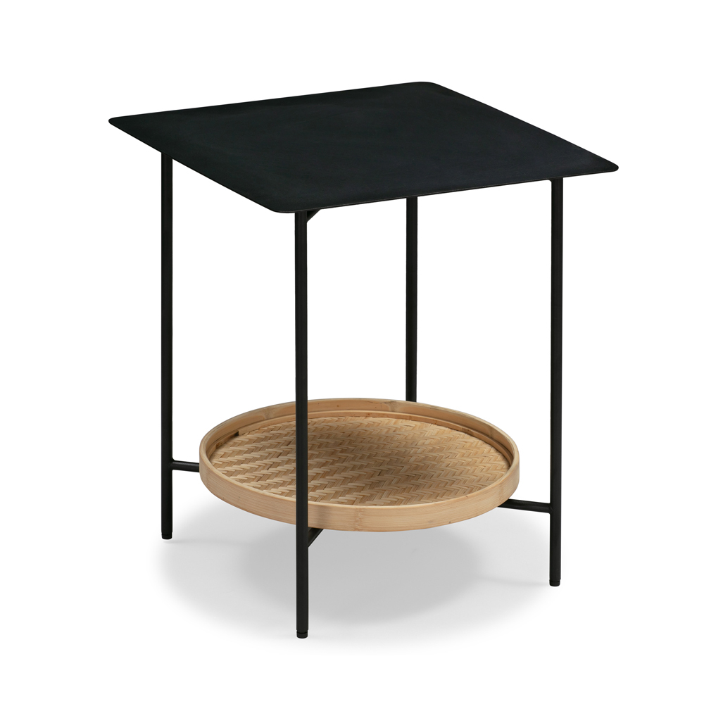 Explore Side Table - Black/Natural