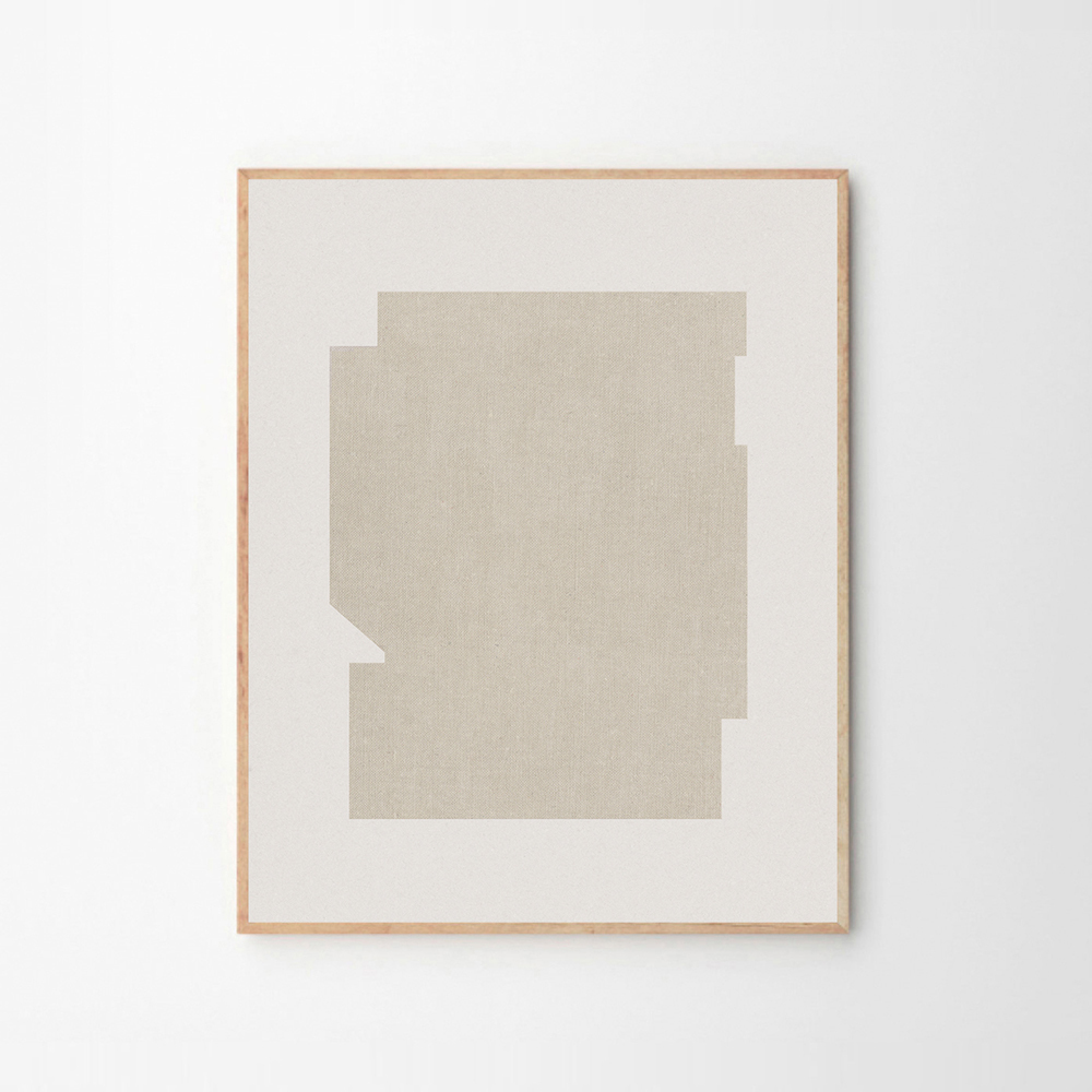 Bauhaus Beige Print