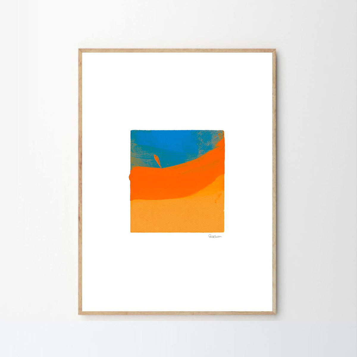 Sunset Wave Print