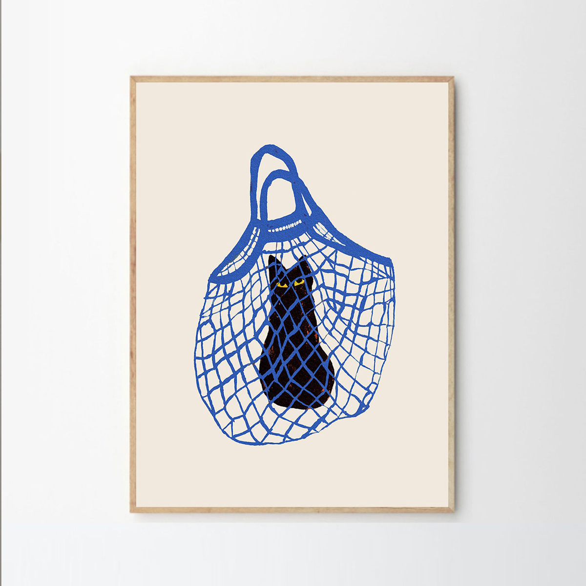 The Cat'S In The Bag Print