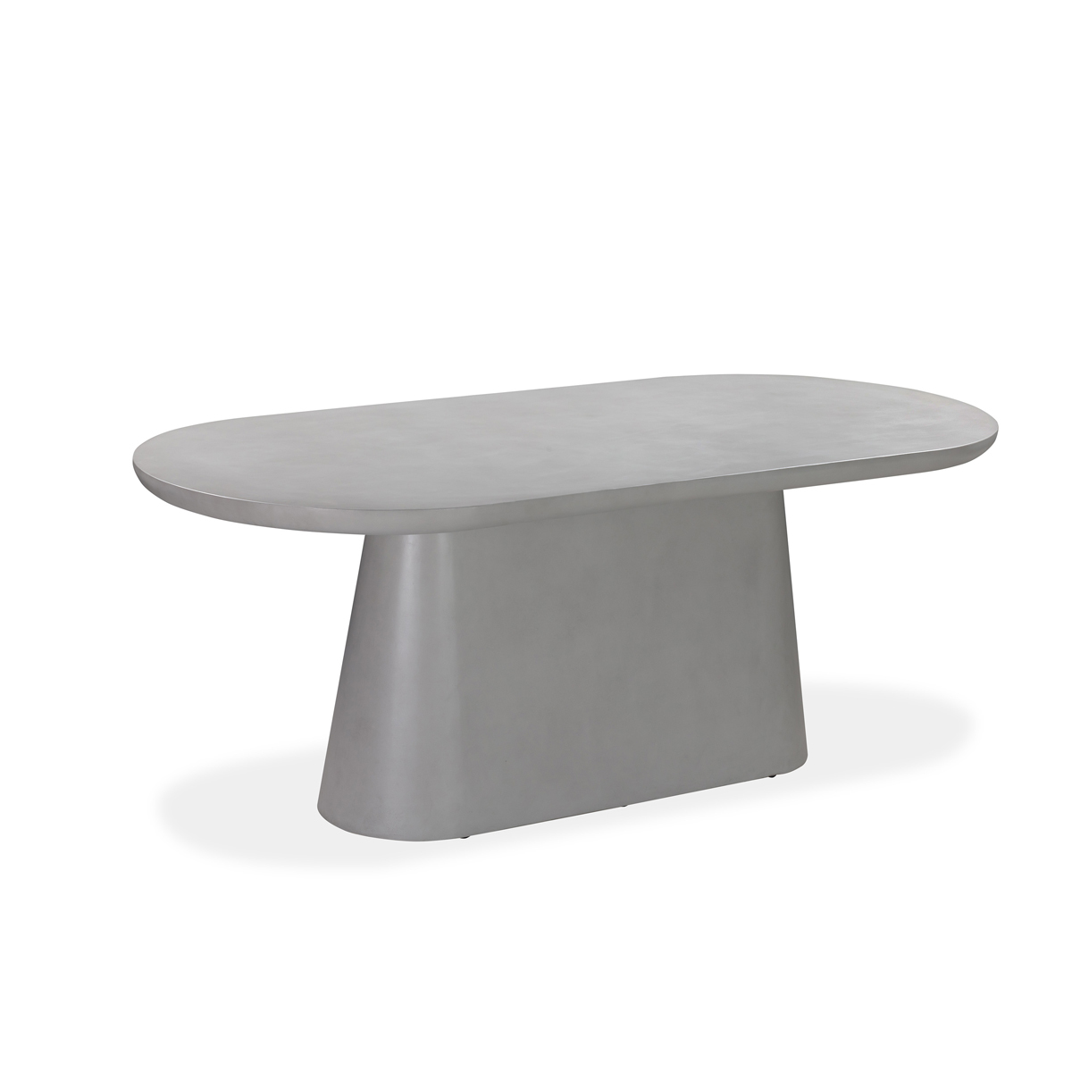 Calm Outdoor Dining Table 200Cm - Light Grey Concrete