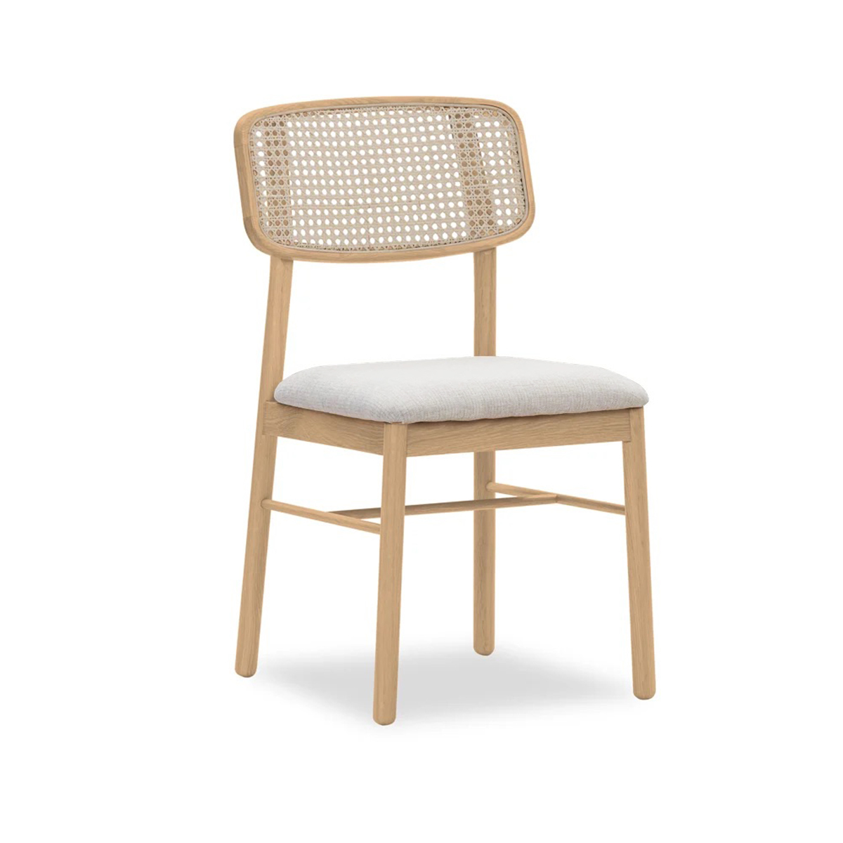 Knot Rattan Dining Chair - Oak