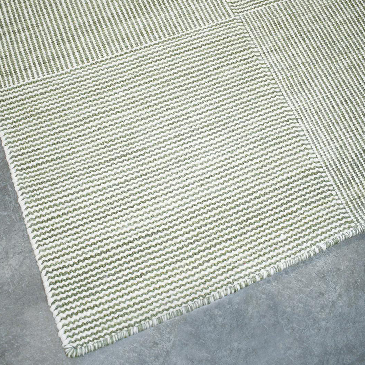 Braid Box Rug - Sage