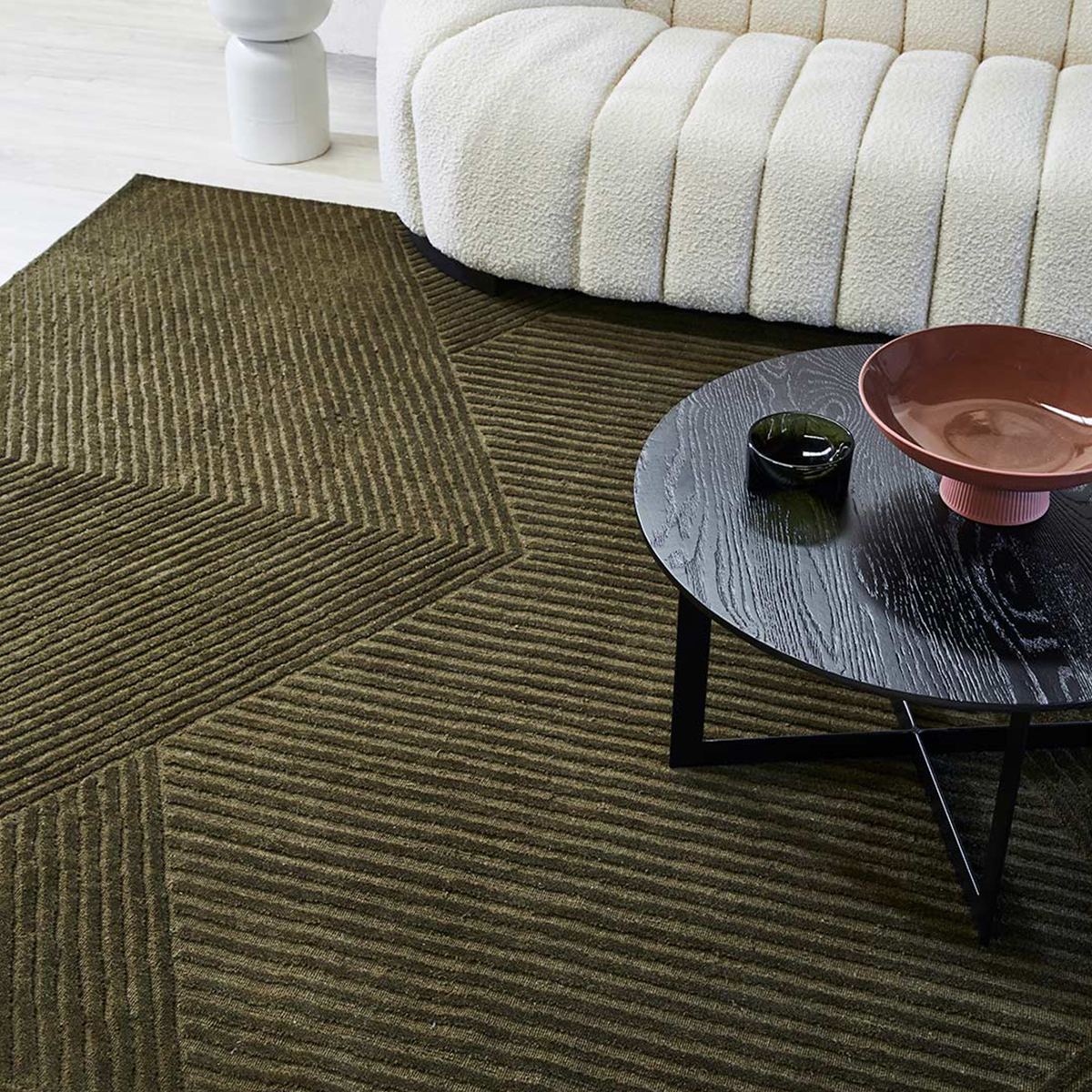 Elm Rug - Olive