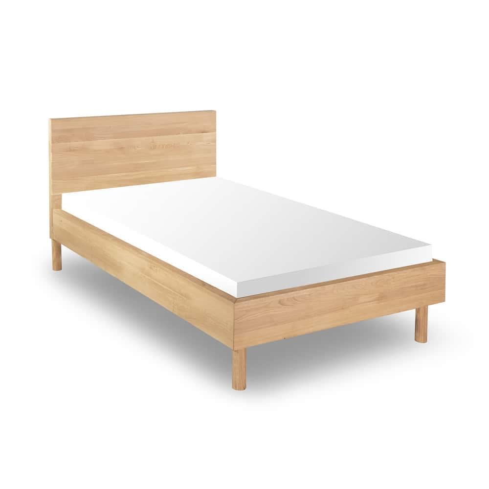 Harmony King Single Bed II - Oak