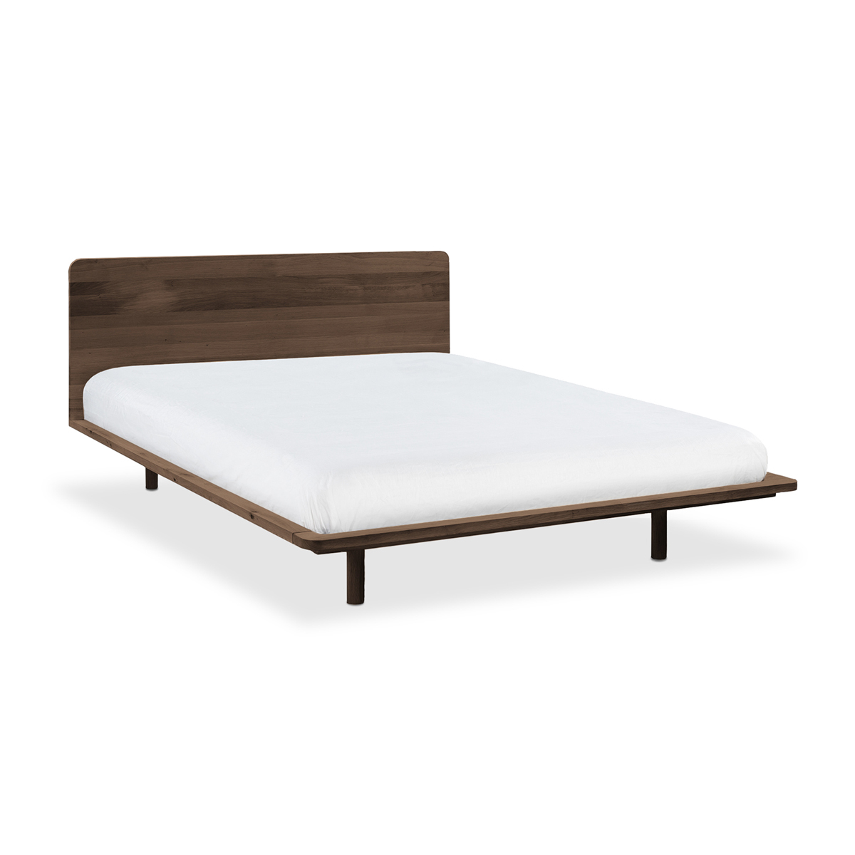 Serene Queen Bed - Walnut