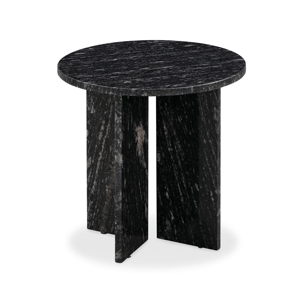 Edge Side Table - Black Forest Granite