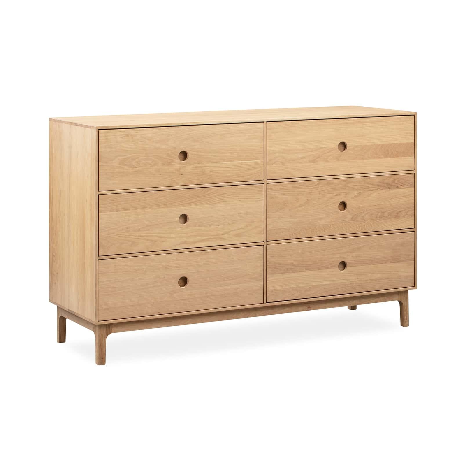 Ambience 6 Drawer Chest - Oak