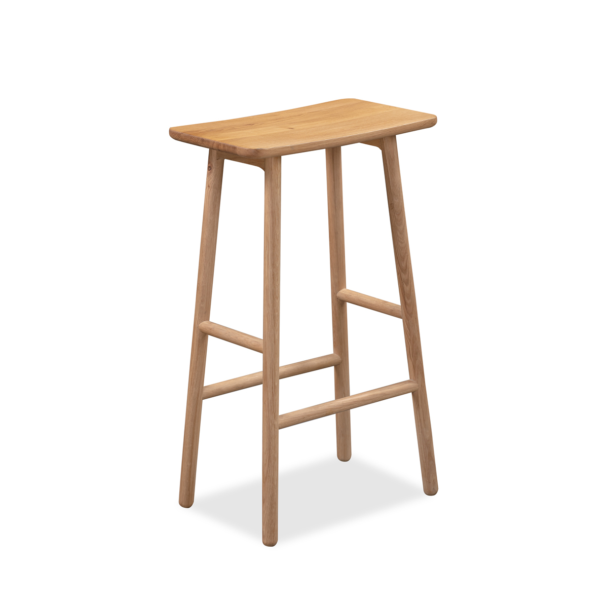 Loft Bar Stool 75cm - Oak