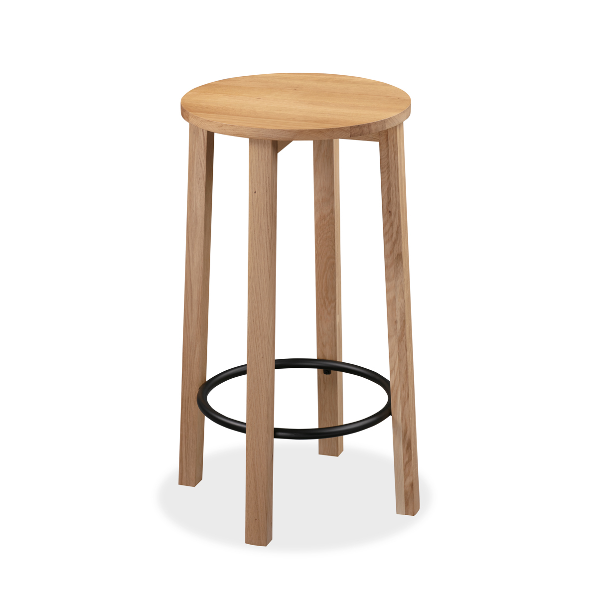 Tangent Bar Stool 75cm - Oak