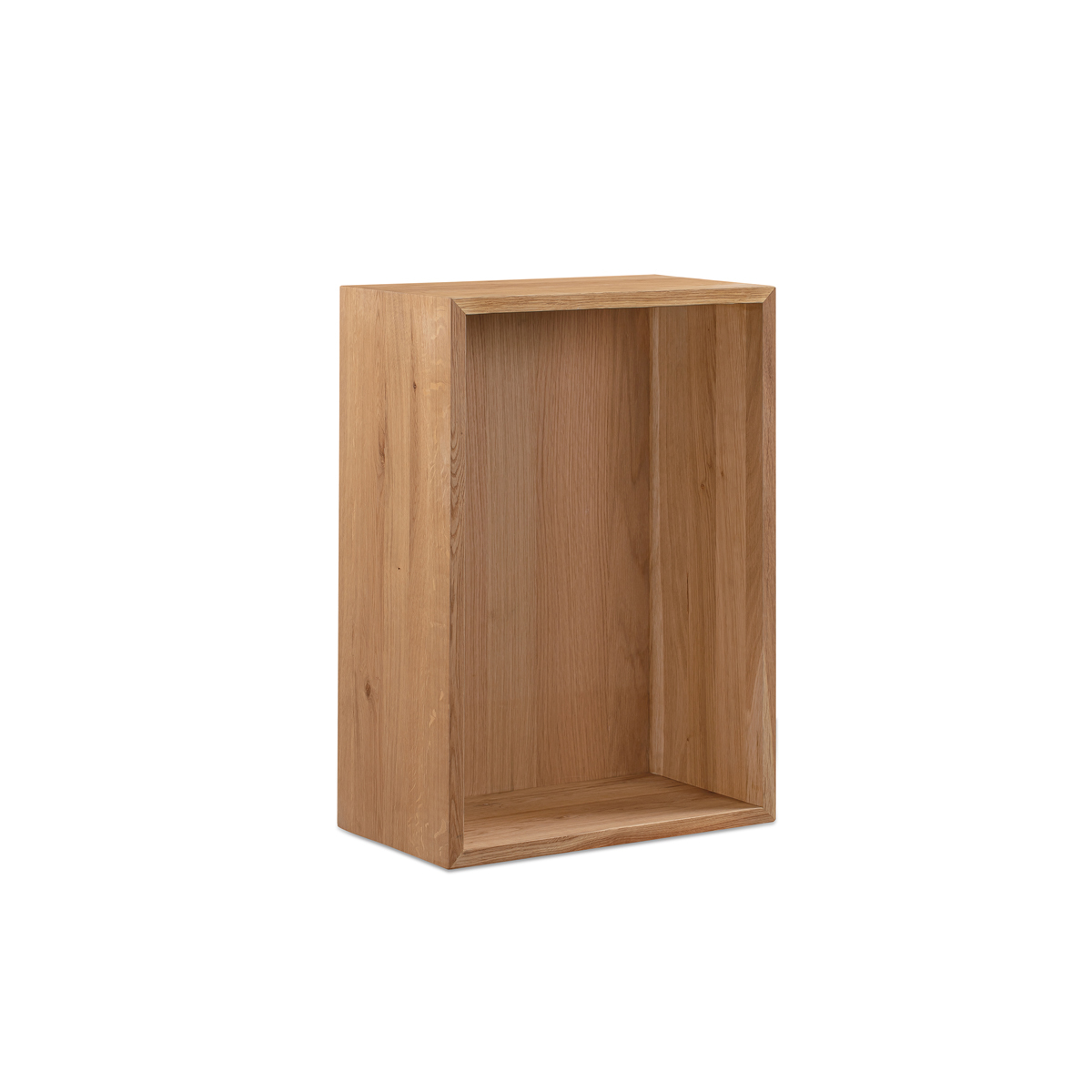 Encase Tall Wall Shelf - Oak