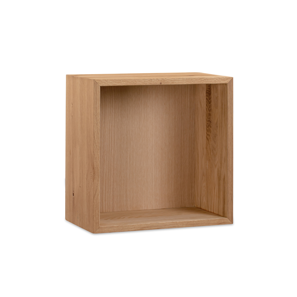 Encase Square Wall Shelf - Oak