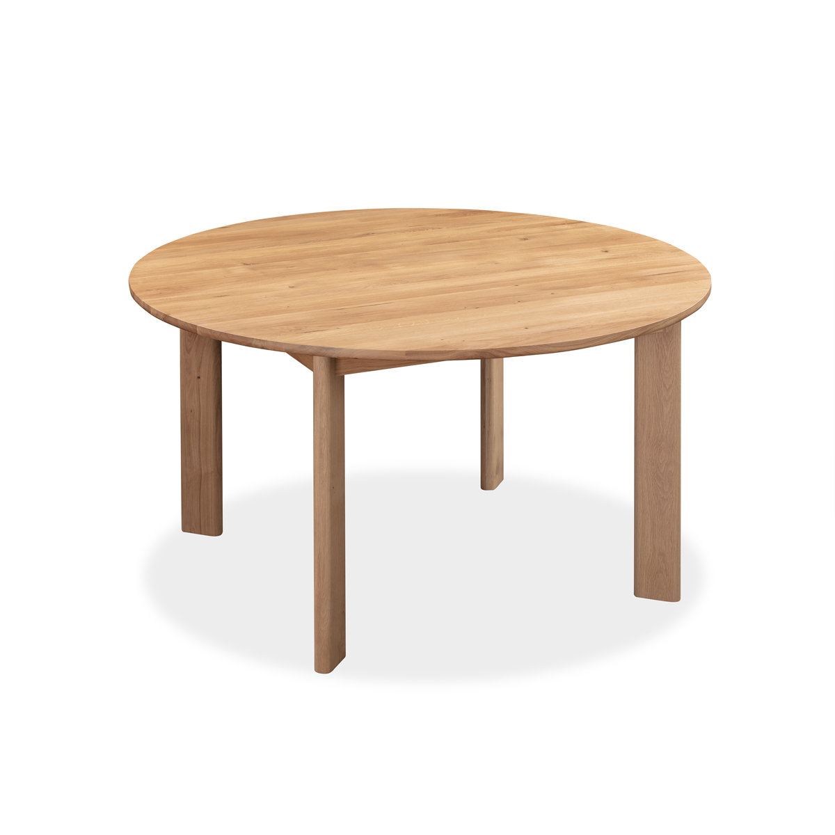 Loop Round Dining Table 140Cm - Oak