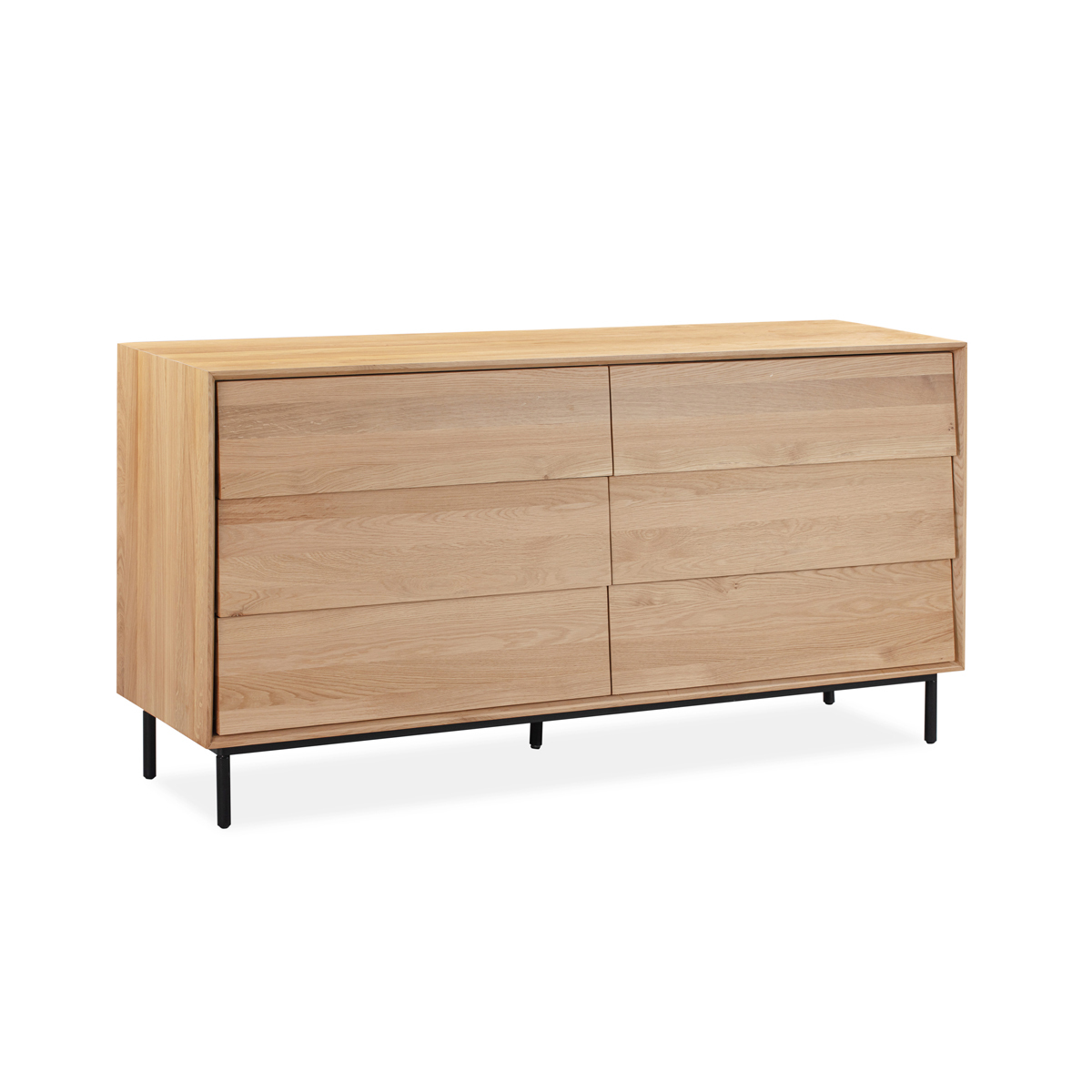 Temper 6 Drawer Chest - Oak