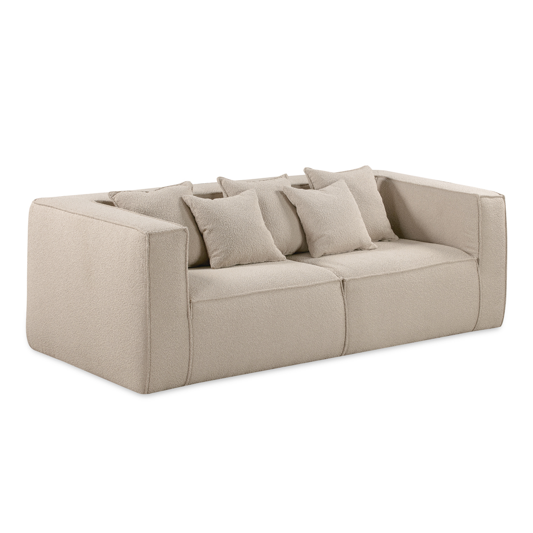 Block 3 Seater Sofa - Copenhagen 907 Biscuit