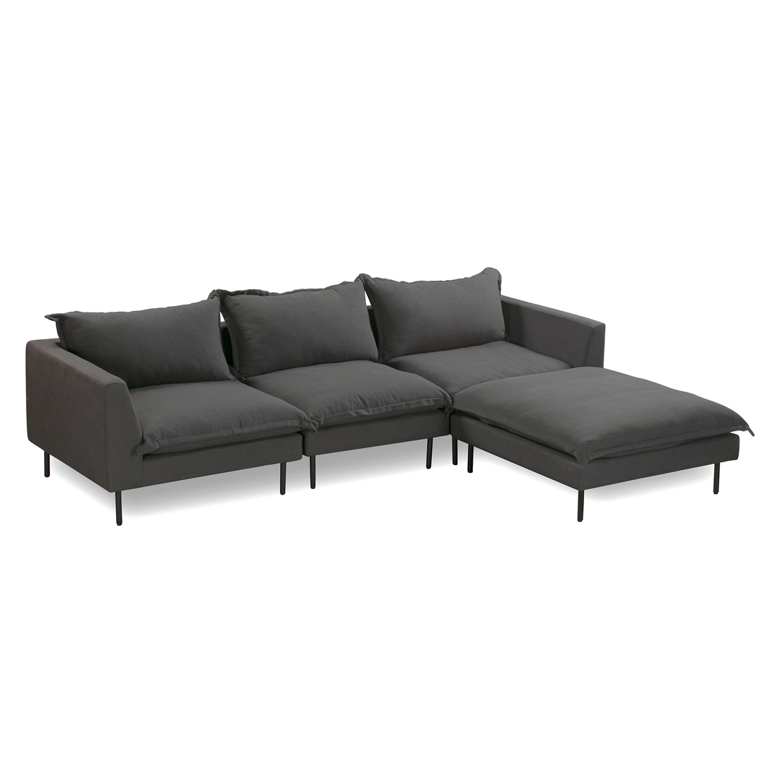 Seam 4 Seater Chaise Sofa