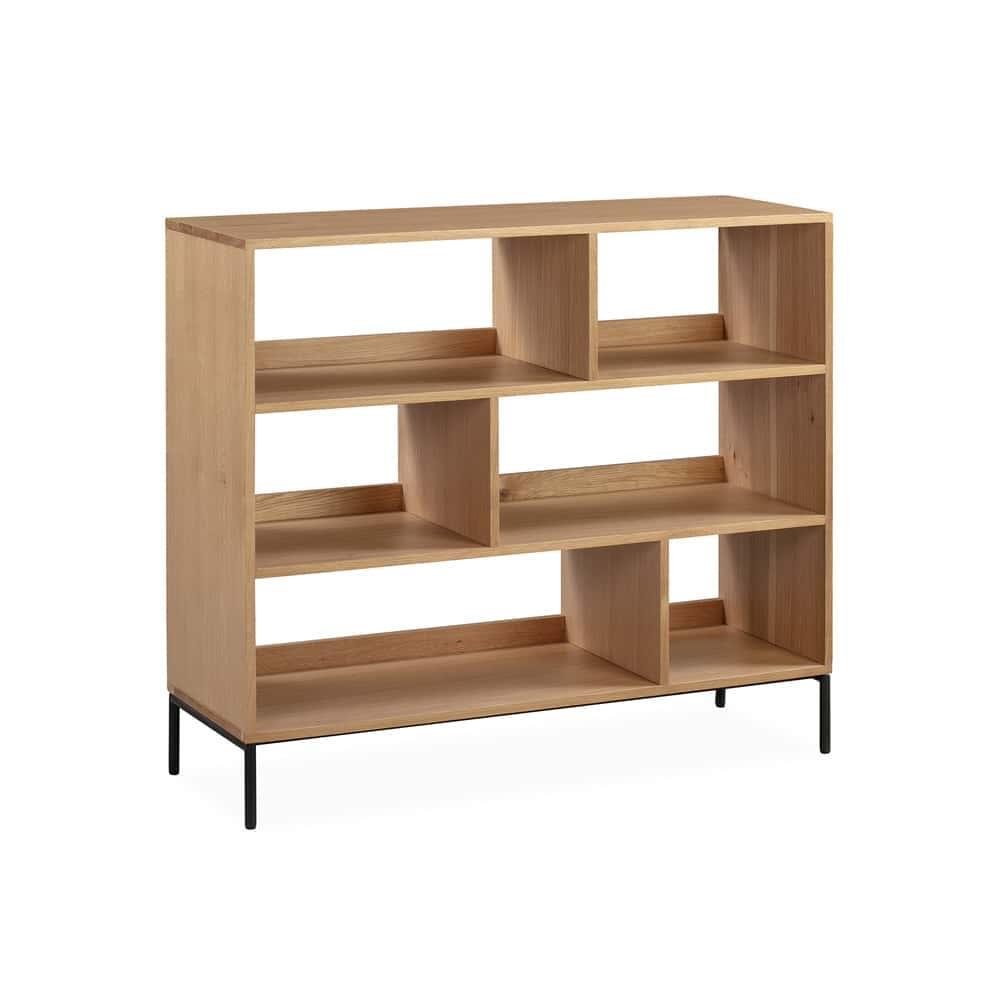 Enhance Open Bookcase Small - Oak