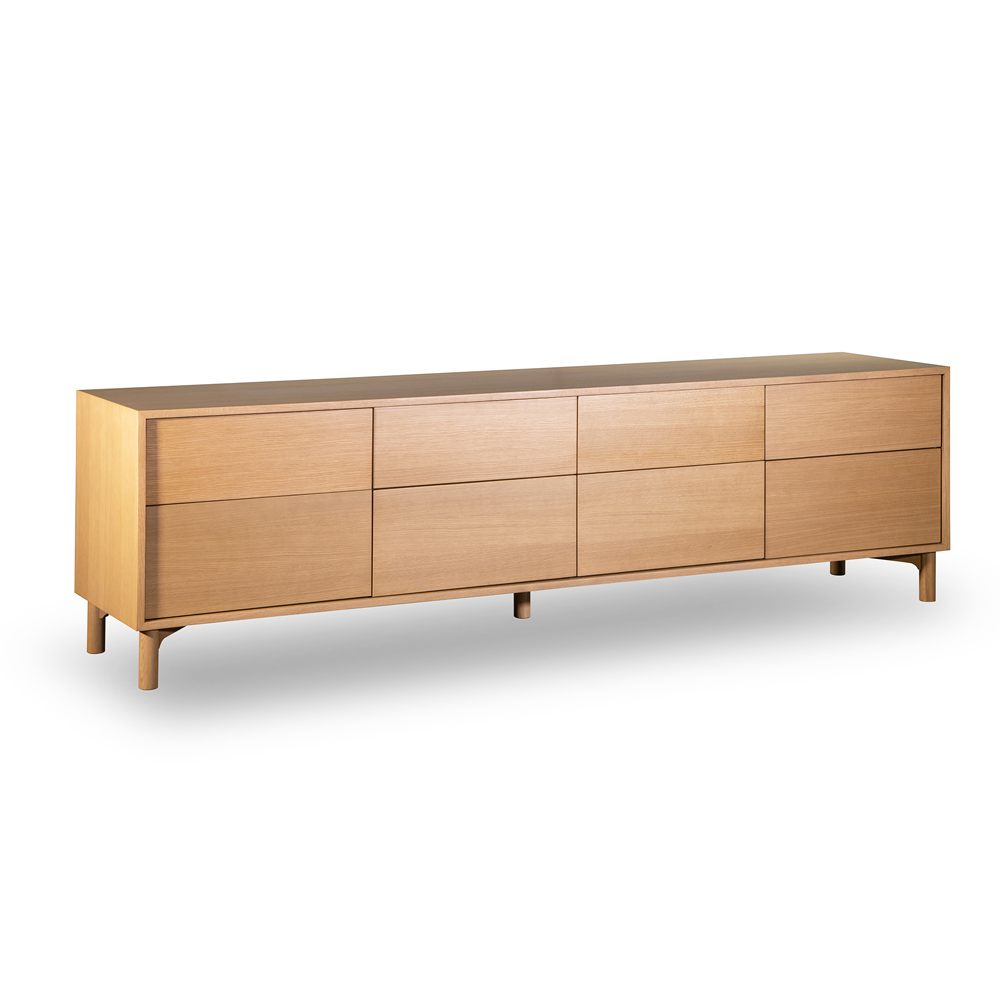 Haven Entertainment Unit 210cm - Oak