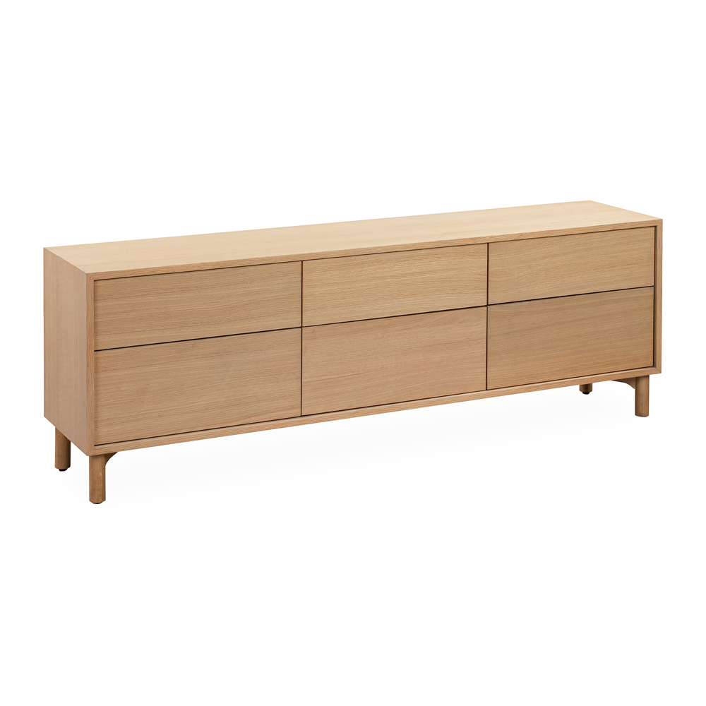 Haven Entertainment Unit 170cm - Oak