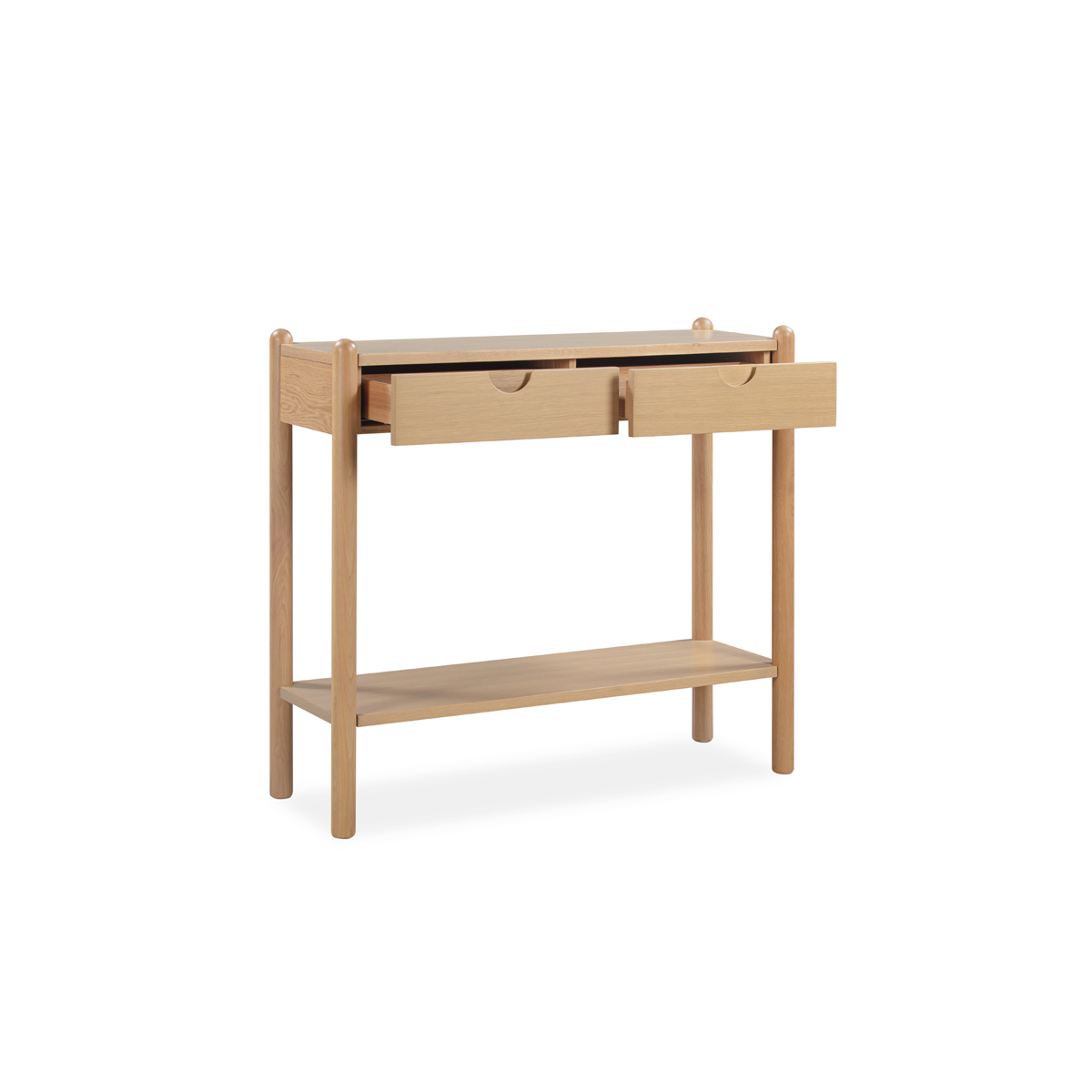 Halo Console Table - Oak