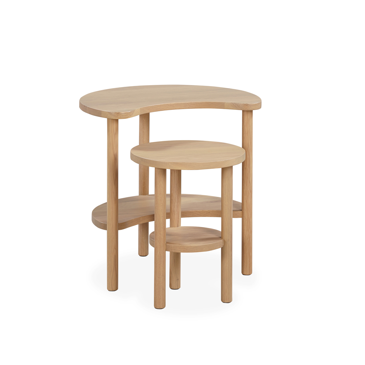 Lunar Nesting Tables - Oak