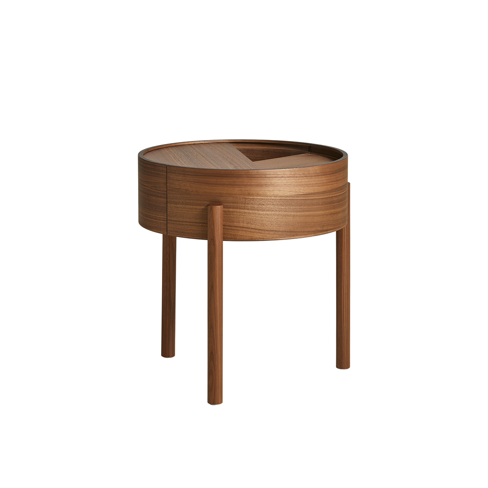 Arc Side Table - Walnut