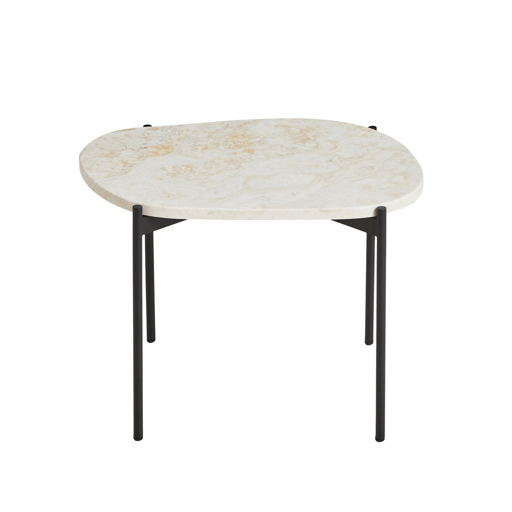 La Terra Large Side Table - Travertine