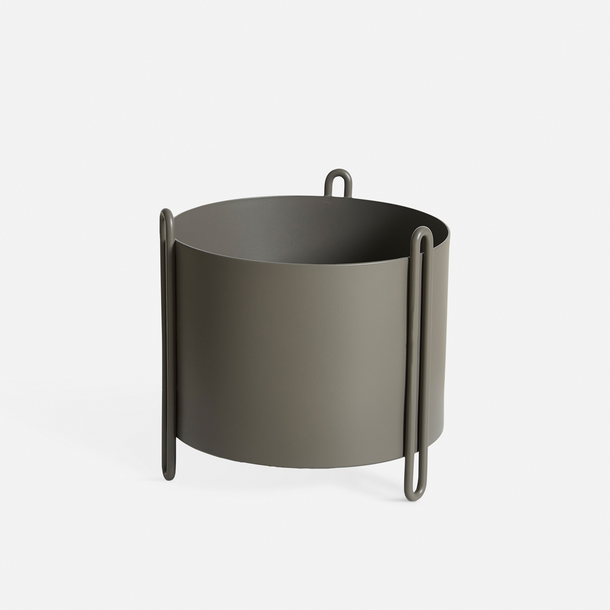 Pidestall Planter Taupe - Small