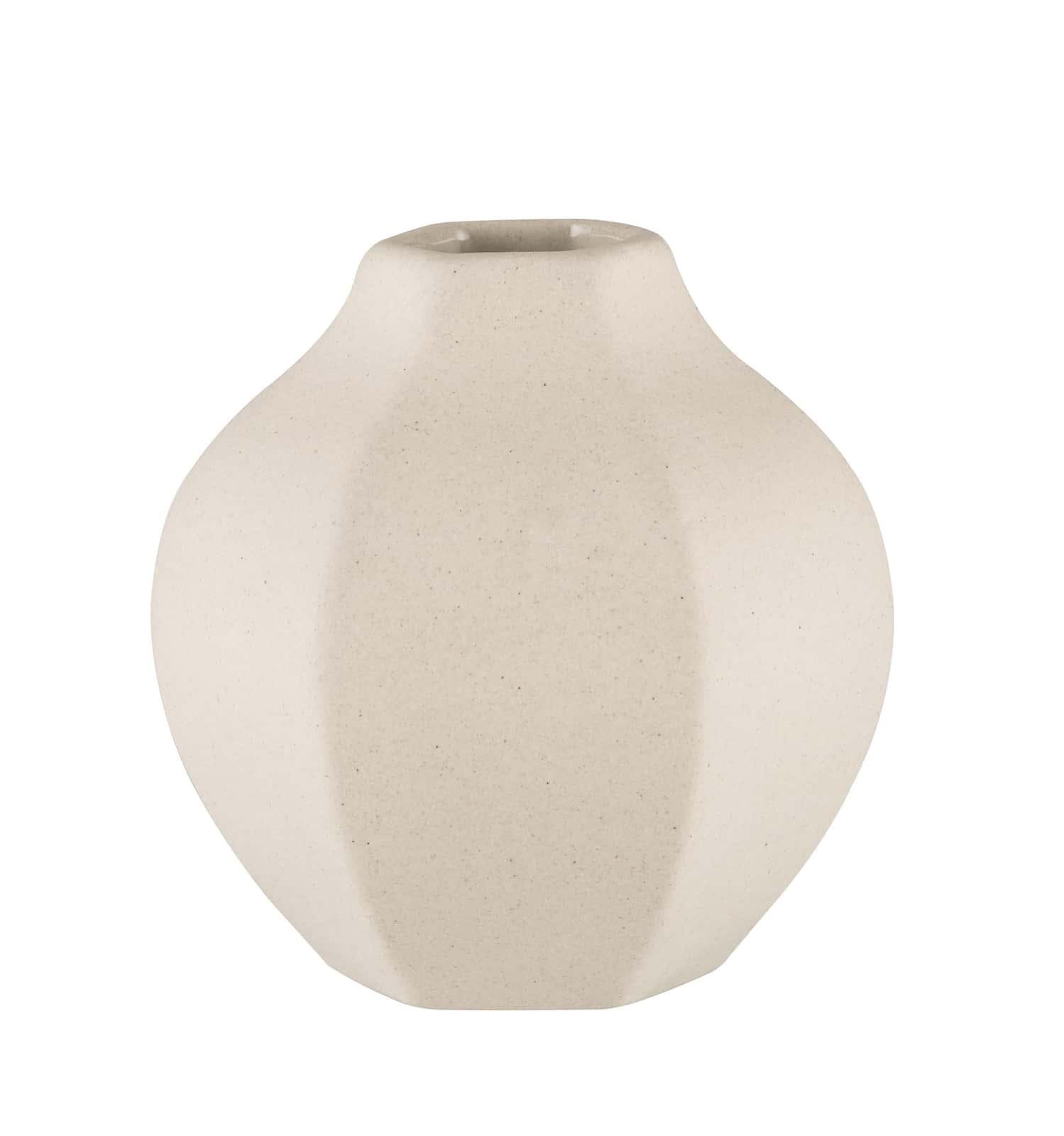 Carved Vase Rounded - Natural