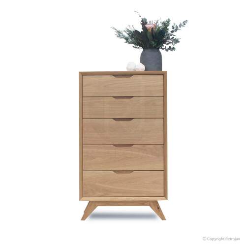 Harper 5 Drawer Chest - Oak