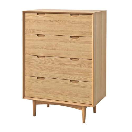 Mia 4 Drawer Chest - Oak