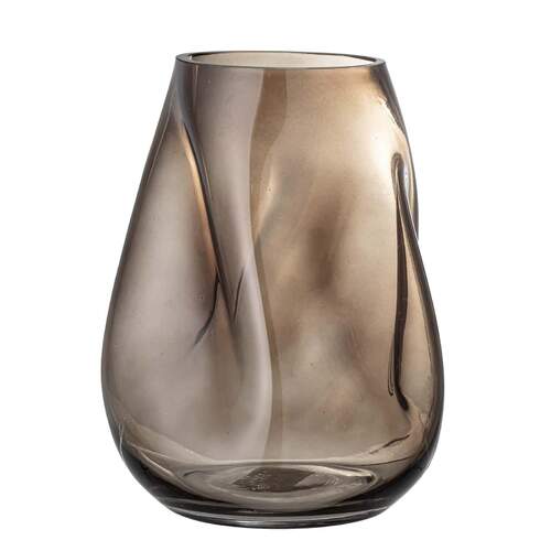 Glass Vase - Brown