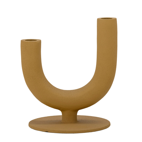 Deena Candle Holder - Yellow